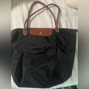 Longchamp Le Pliage with Long handles